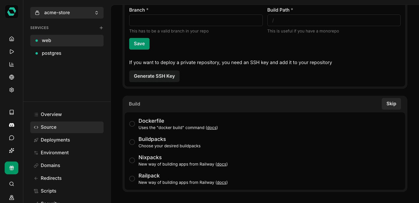 Build Method