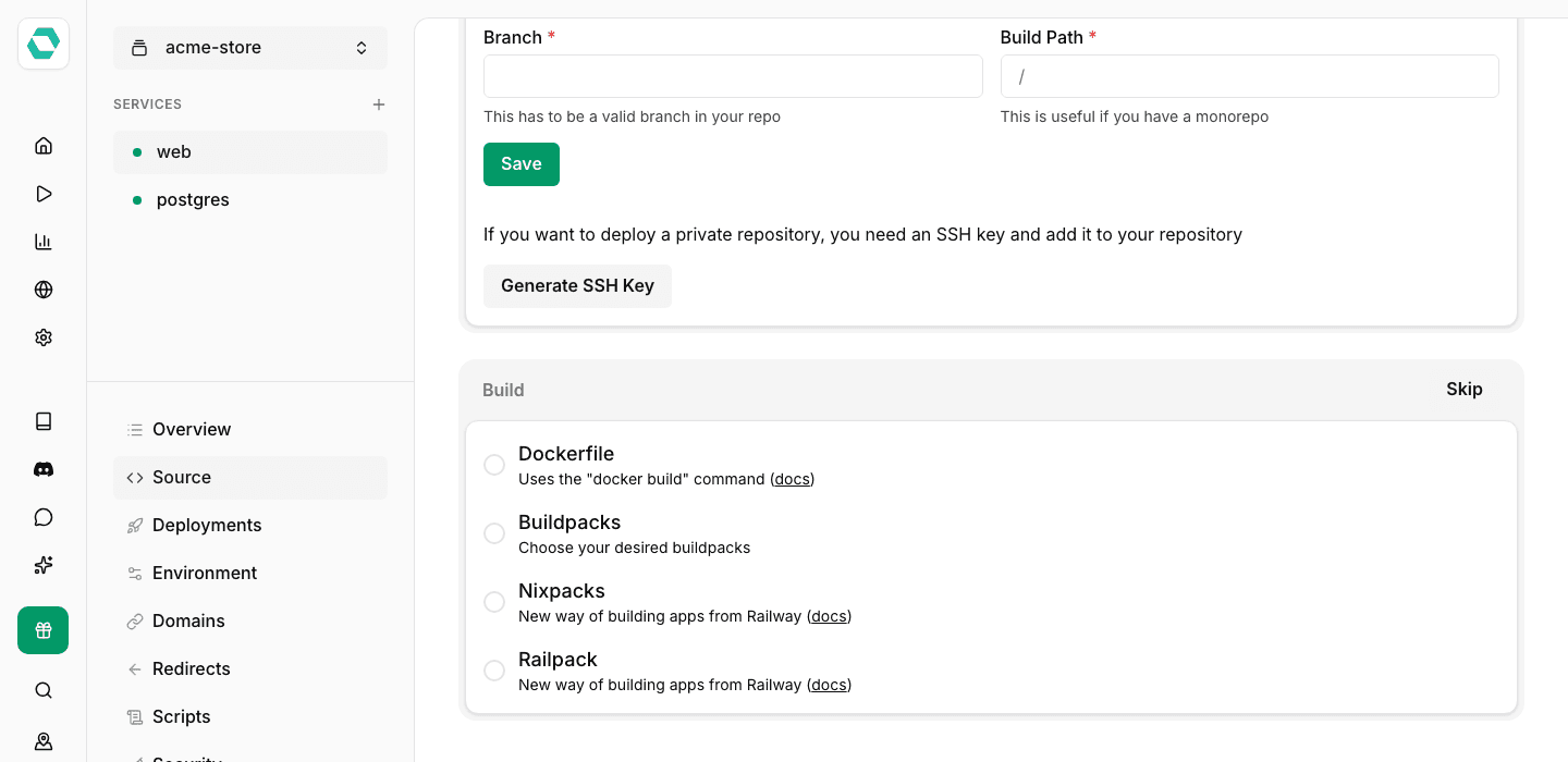 Build Method