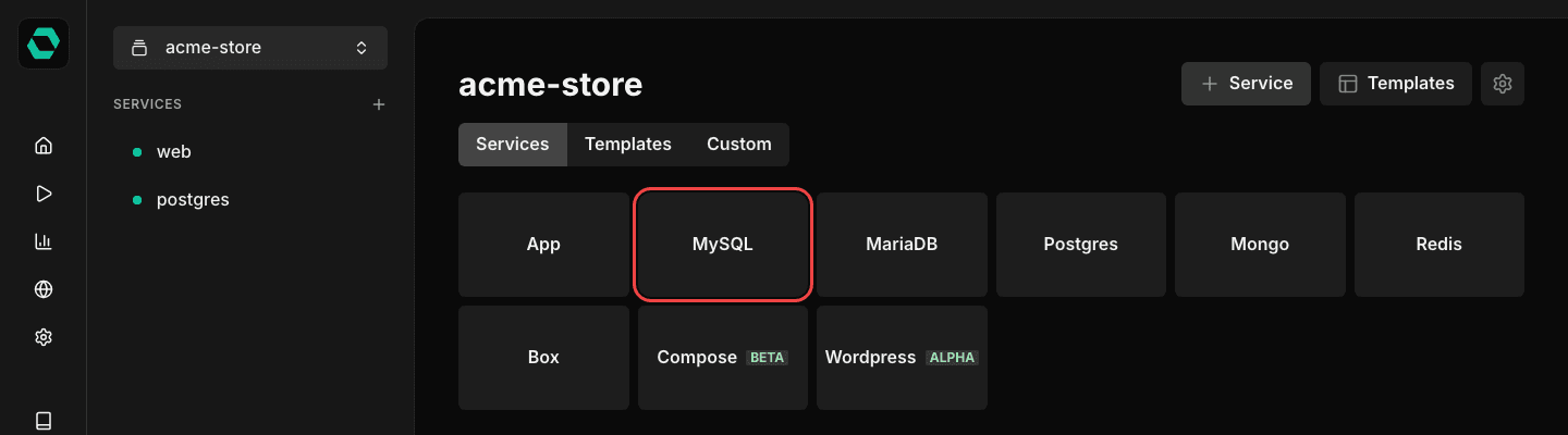 Set git source