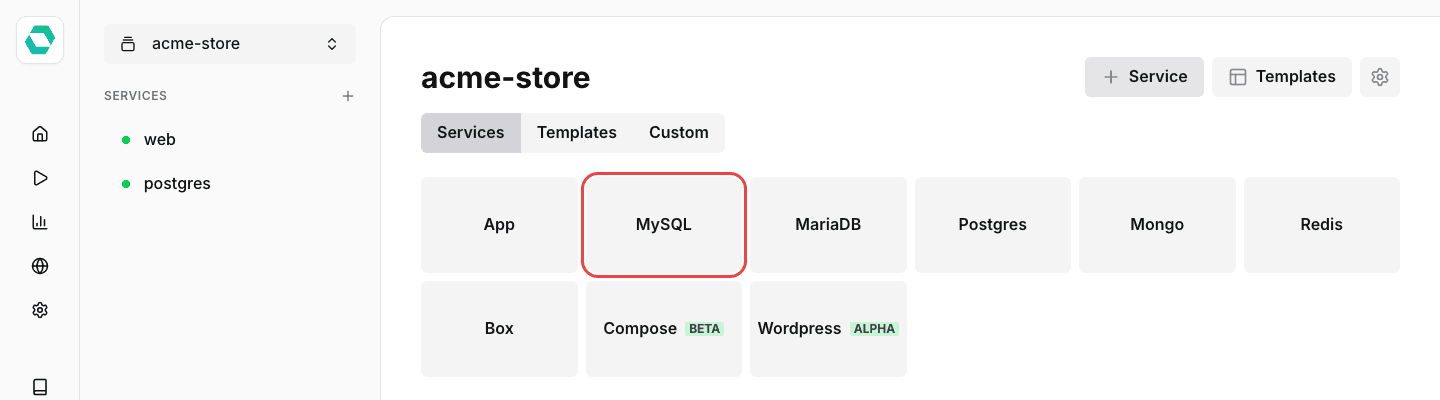 Set git source