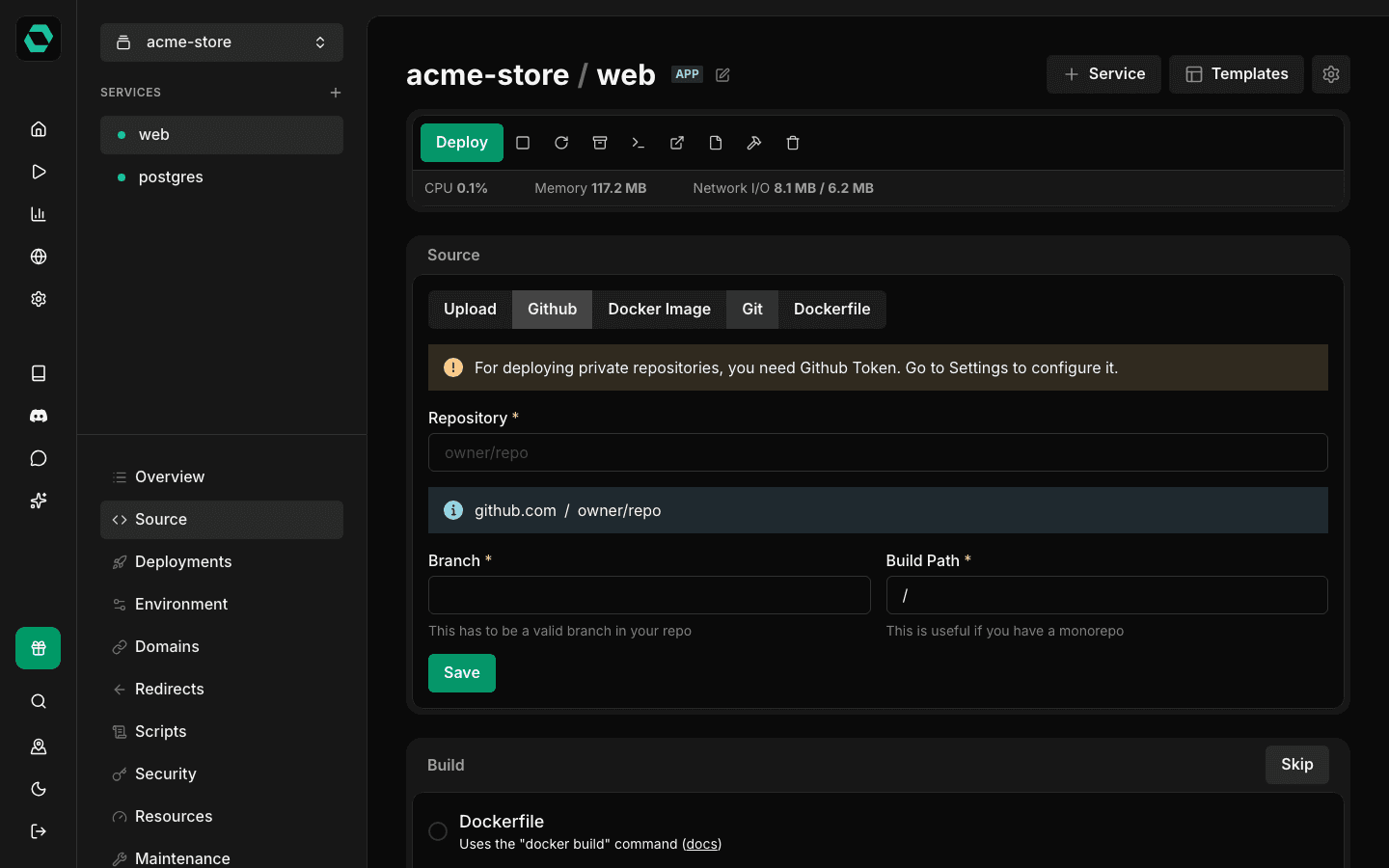 Set Git Source