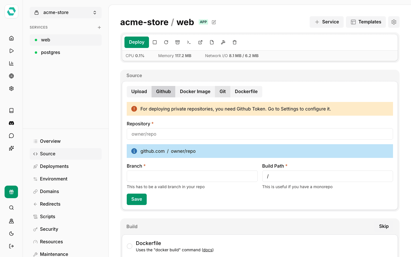 Set Git Source
