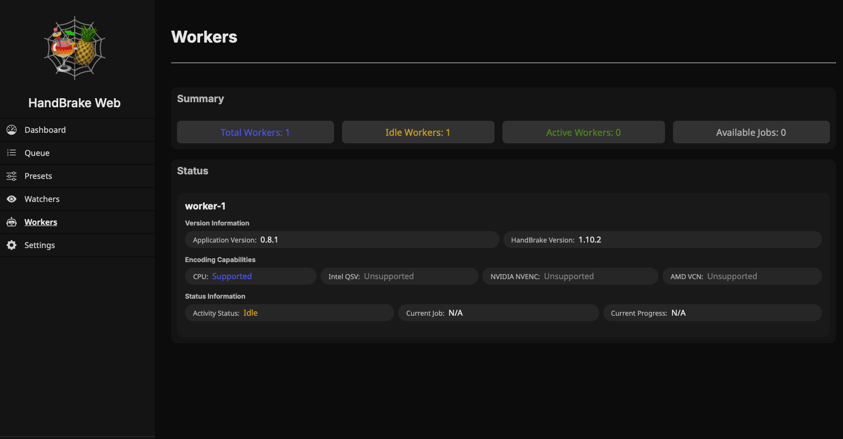 Handbrake Web logo