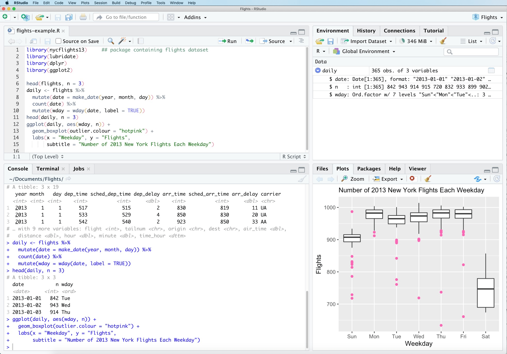 RStudio Screenshot