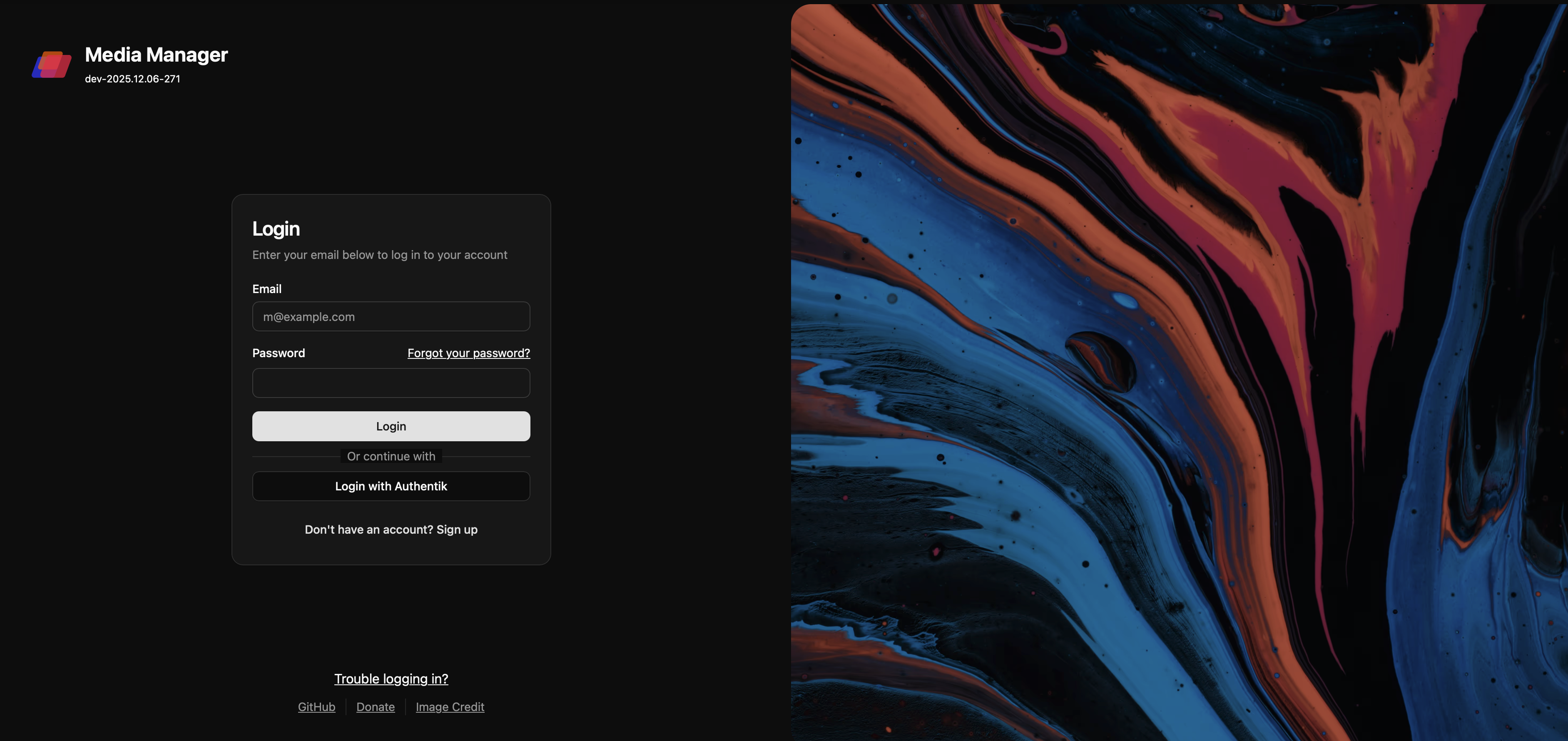 MediaManager Screenshot