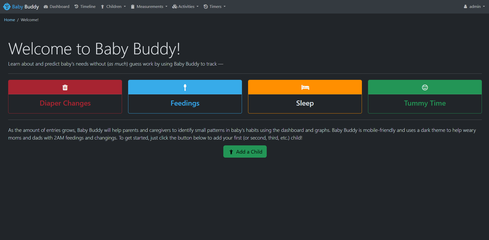 BabyBuddy Screenshot