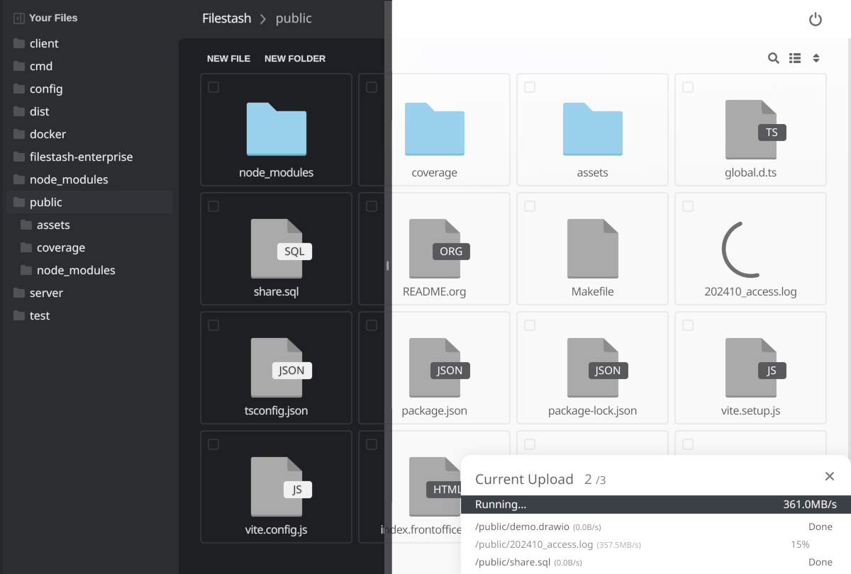 Filestash Screenshot