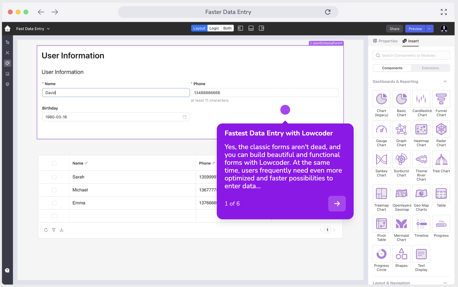 Lowcoder Screenshot