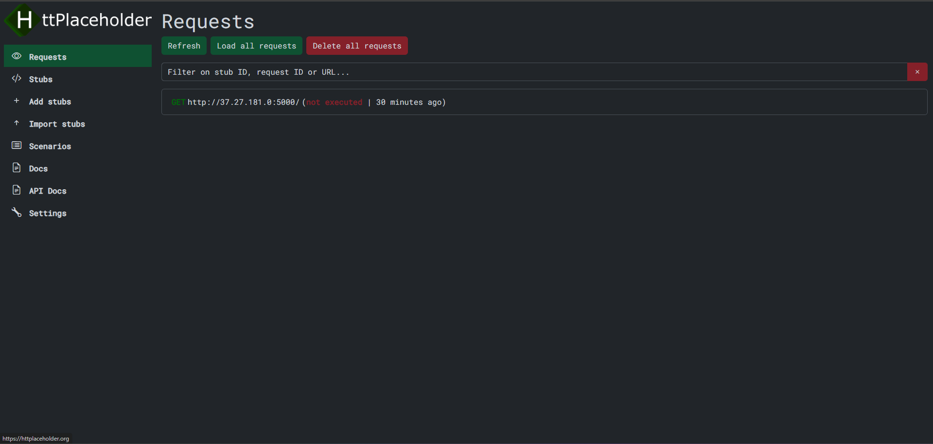 HTTP Placeholder Screenshot